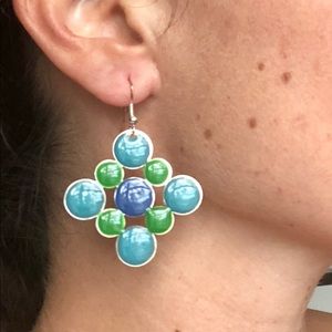 Dangle Earrings Circle shape NWT